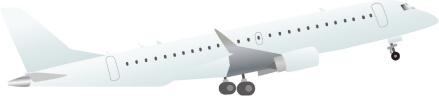 飛行機のイラスト