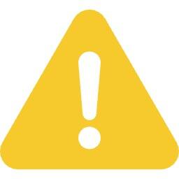 黄色い注意マーク