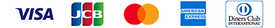 VISA, JCB, Mastercard, AMERICAN EXPRESS