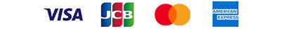 VISA, JCB, Mastercard, AMERICAN EXPRESS