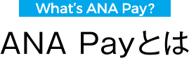 What's ANA Pay? ANA Payとは