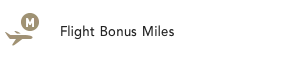 Flight Bonus Miles