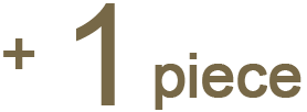 +1 piece