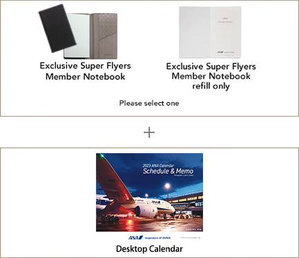 [picture] Exclusive Super Flyers Memeber Notebook (or Notebook refill only) + Desktop Calendar