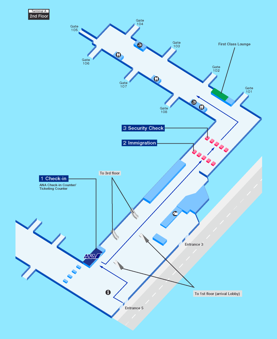 Departure map of Chengdu airport
