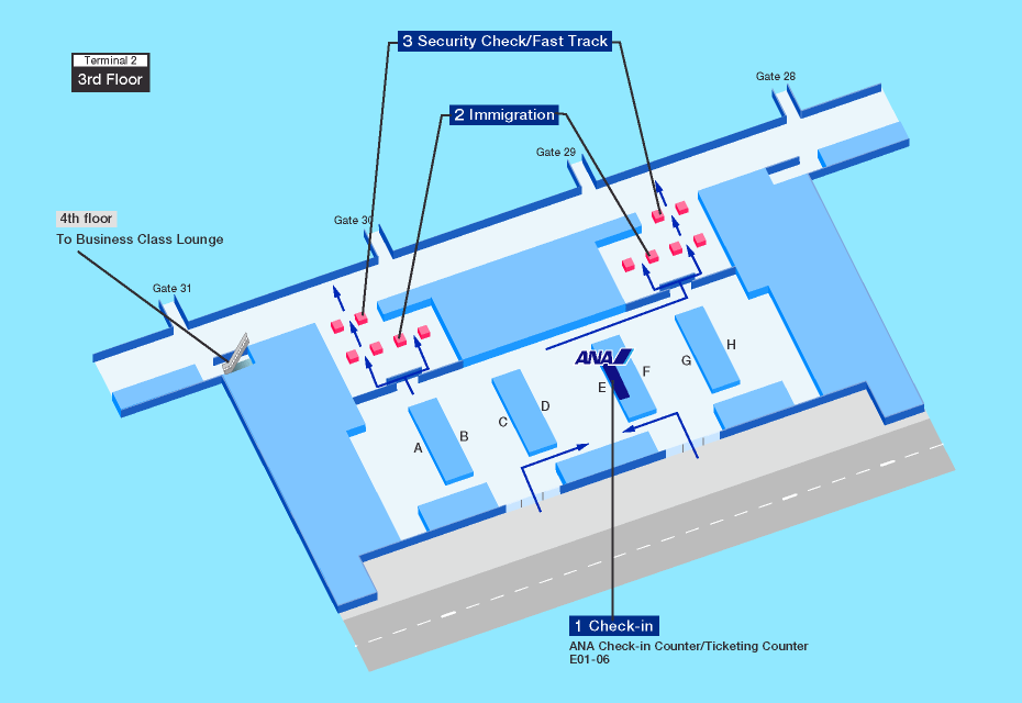 departure map of Hanoi airport
