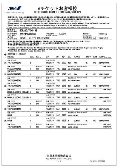 eチケットお客様控サンプル