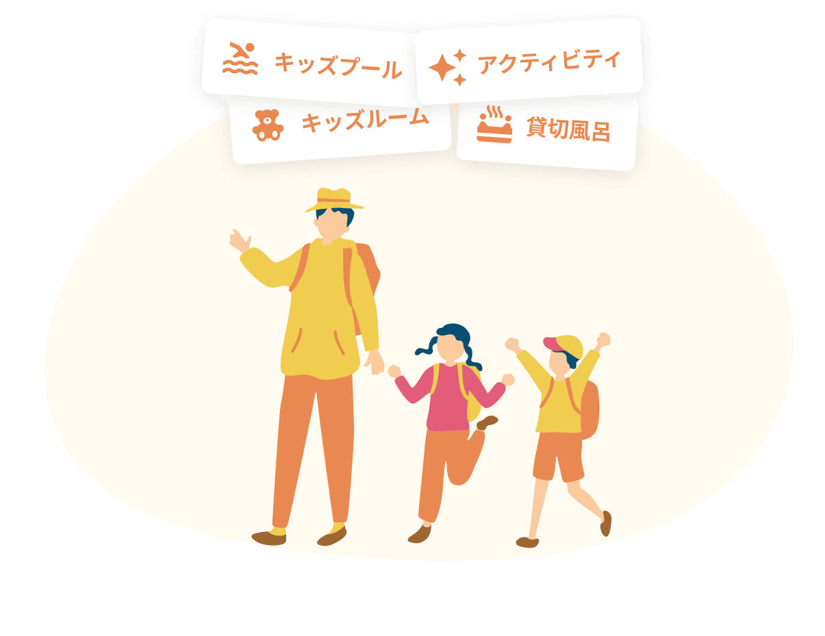 お子様が楽しめるポイントから選ぼう