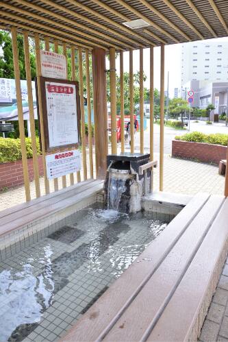 湯の川温泉足湯 湯巡り舞台