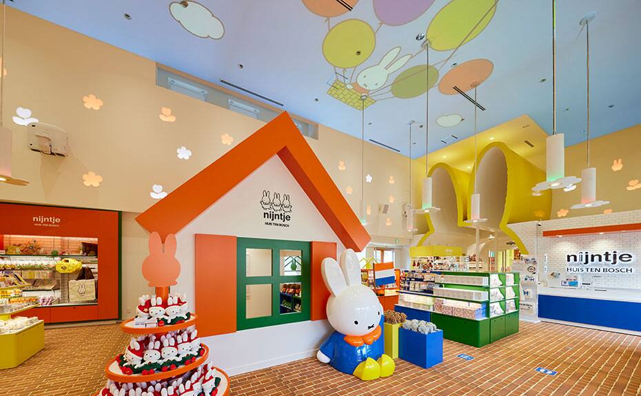 ミッフィ専門店「ナインチェ」の店内写真