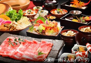 夕食の一例（2人前　イメージ）