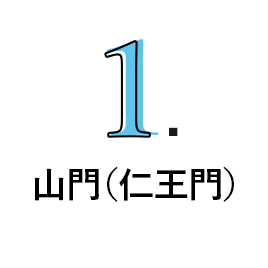 1.山門(仁王門)