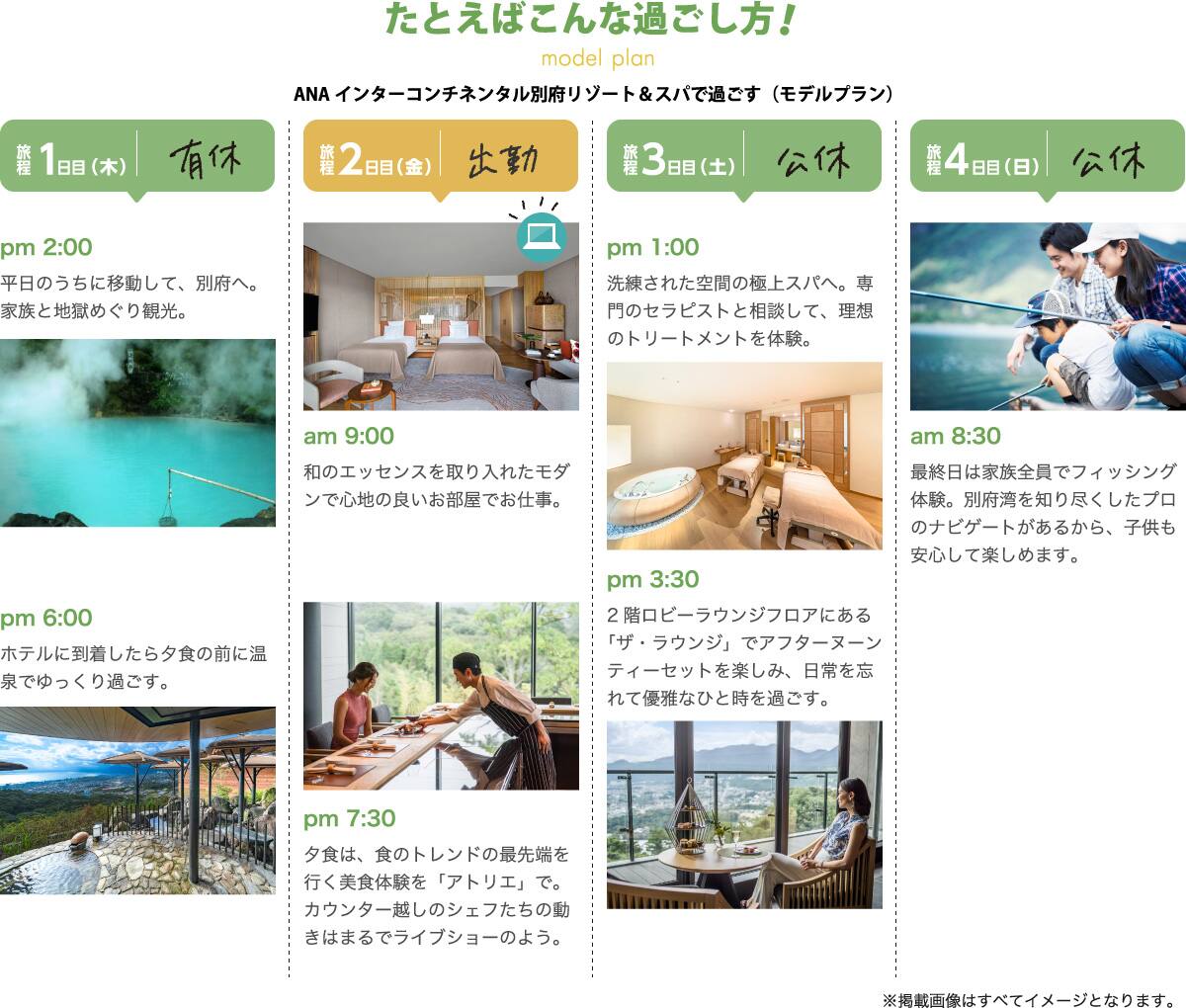 ANAインターコンチネンタル別府リゾート＆スパで過ごす（モデルプラン）