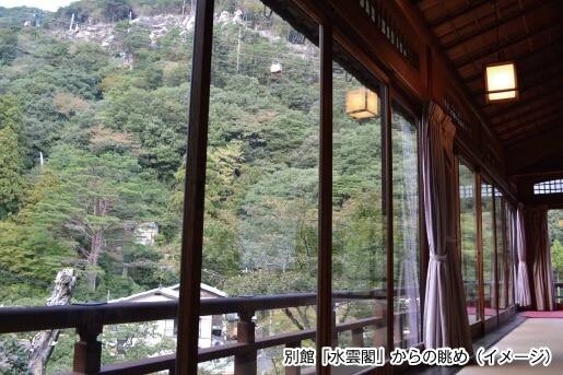 別館「水雲閣」からの眺め（イメージ）