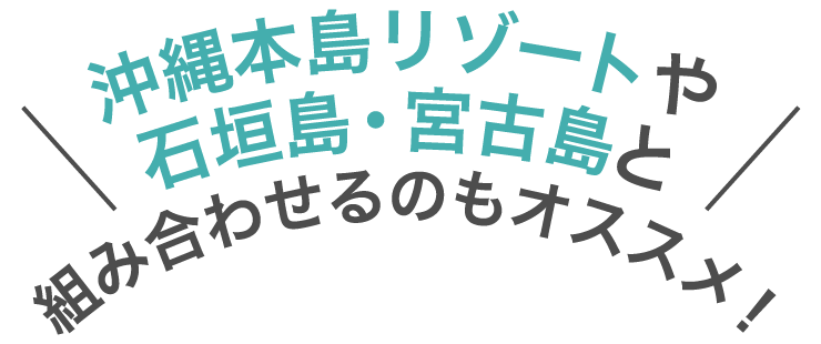 他のエリアと組み合わせるのもオススメ！