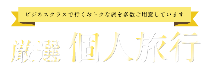 ANAマイレージクラブ会員限定 厳選 個人旅行