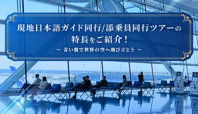 ANAの添乗員同行ツアーの特徴をご紹介！ 青い翼で世界の空へ飛び立とう 思い立った時に海外旅行へ