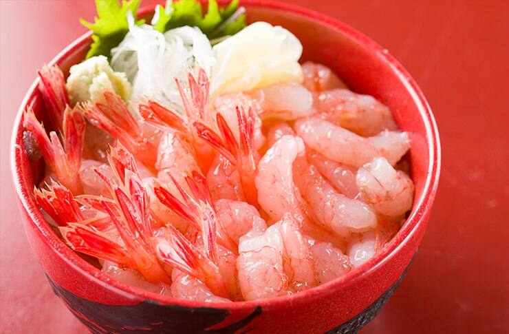 甜蝦丼