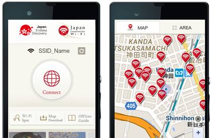 Japan Connected free Wifi