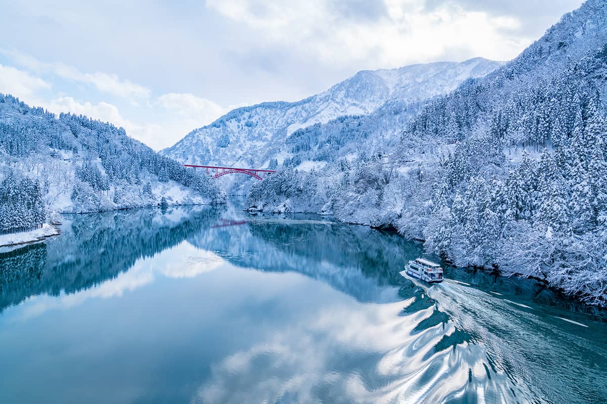 (写真) 庄川峡遊覧船 1