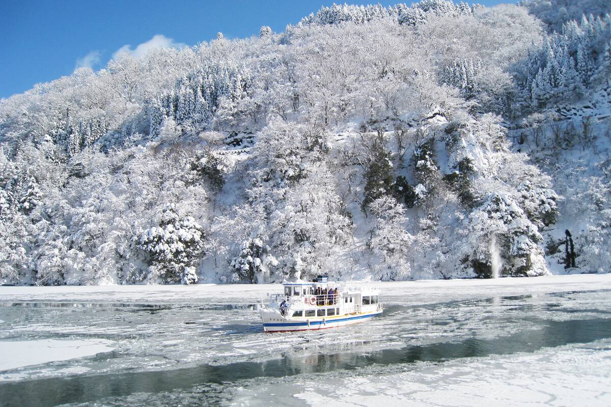 (写真) 庄川峡遊覧船 6