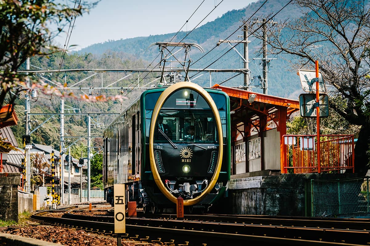 (photo) HIEI sightseeing train on Eizan Electric Railway 1