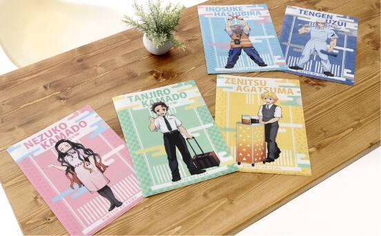 ＜鬼滅の刃×ANA＞クリアファイル5枚セット