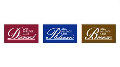 ダイヤモンド、プラチナ、およびブロンズメンバーのロゴ