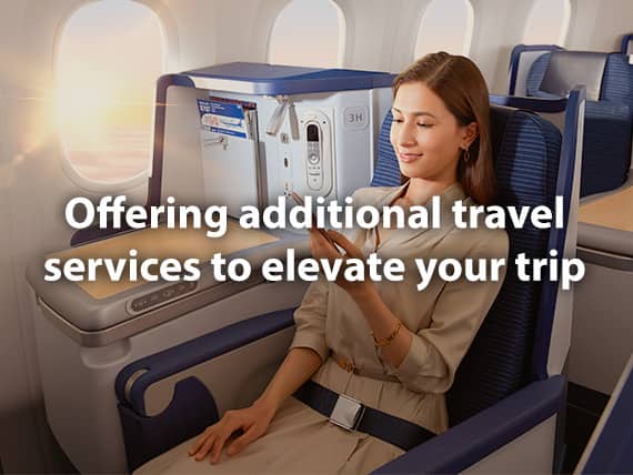 Offering additional travel services to elevate your trip