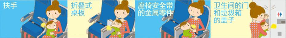 提醒注意不要夹住孩子手指的图片