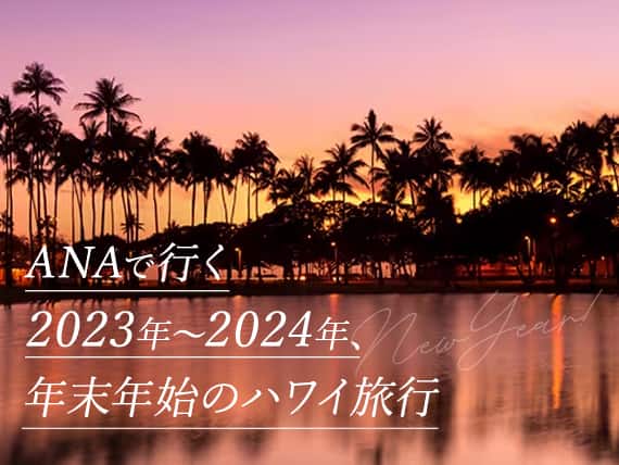 ANAで行く2023年～2024年、年末年始のハワイ旅行