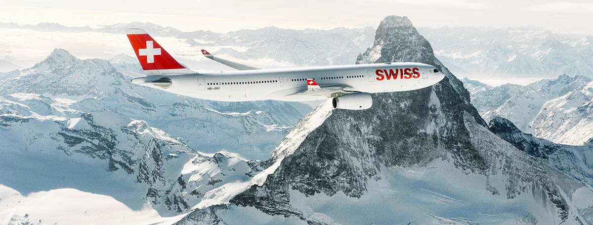 swissの航空機