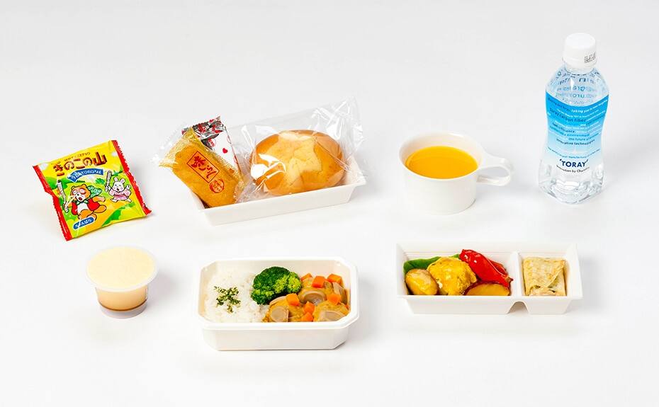 ビジネスクラスのお食事