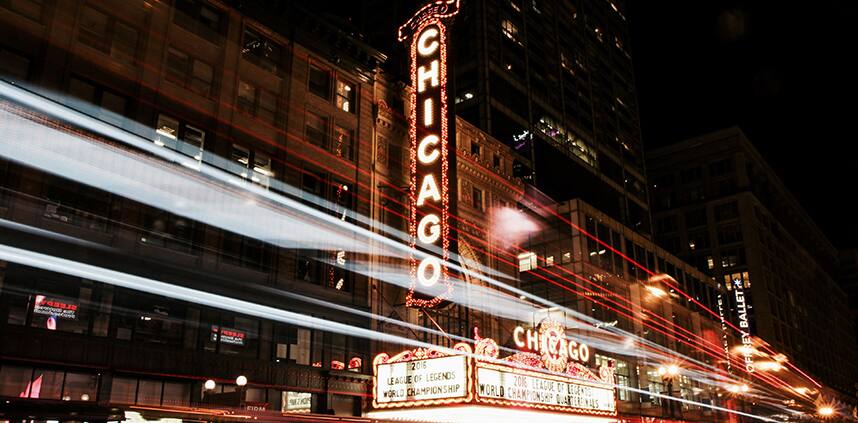 a landscape of Chicago
