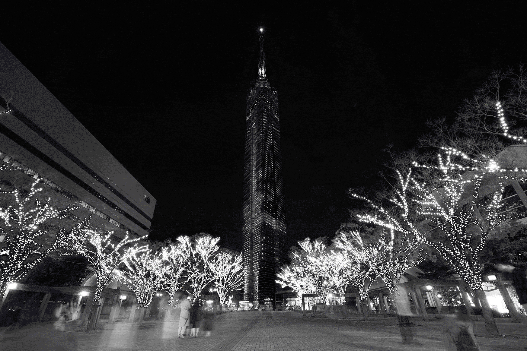 a landscape of Fukuoka