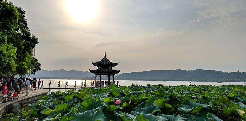 a landscape of Hangzhou