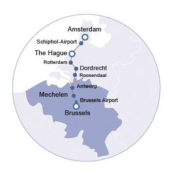 map of routes