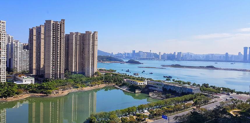 a landscape of Xiamen