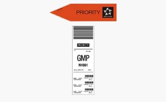 ビジネスクラス優先手荷物タグイメージ