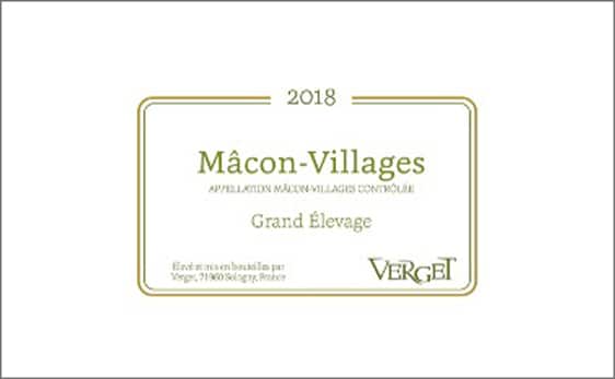 ドメーヌ・ヴェルジェ マコン・ヴィラージュ グラン・エルヴァ―ジュ 2018のラベルイメージ
