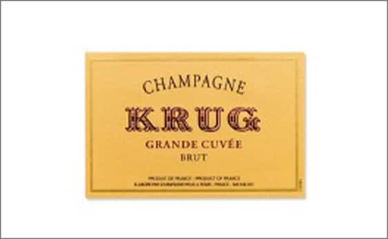 シャンパーニュ・クリュッグ グランド・キュヴェのラベルイメージ