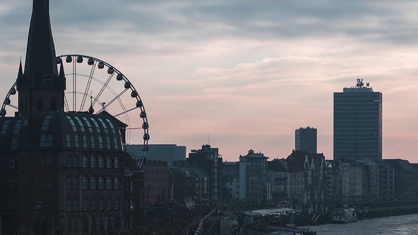 デュッセルドルフの風景写真