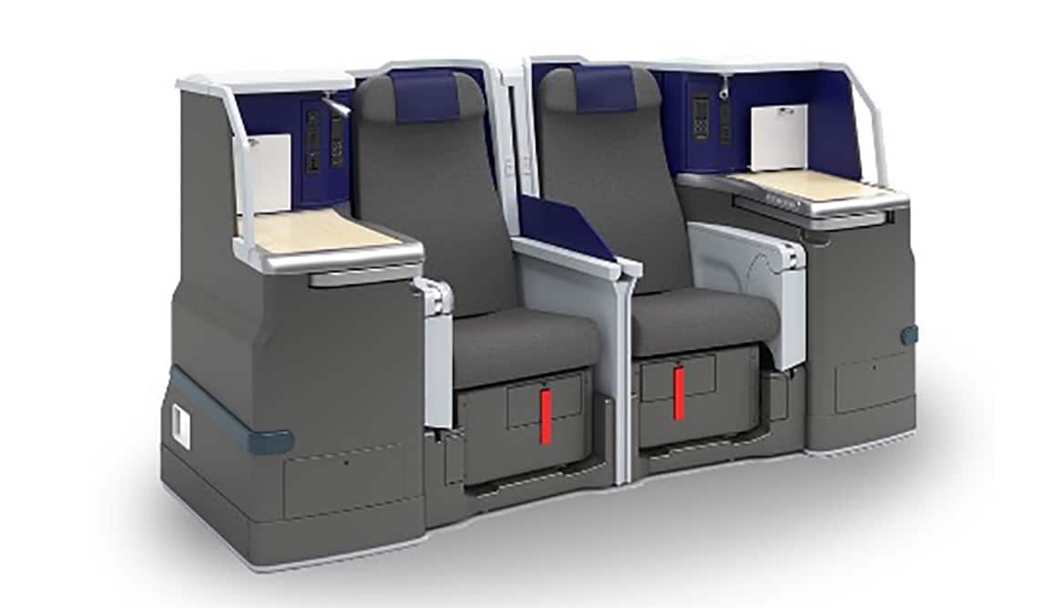 A380ビジネスクラスの座席
