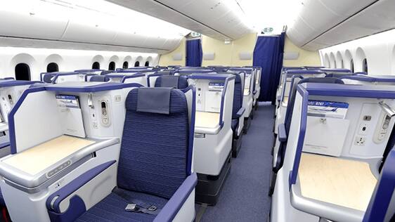 B787-10ビジネスクラスの座席