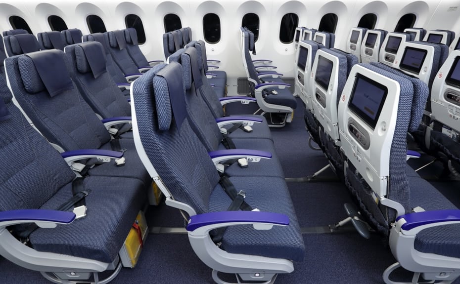 B787-9エコノミークラス座席