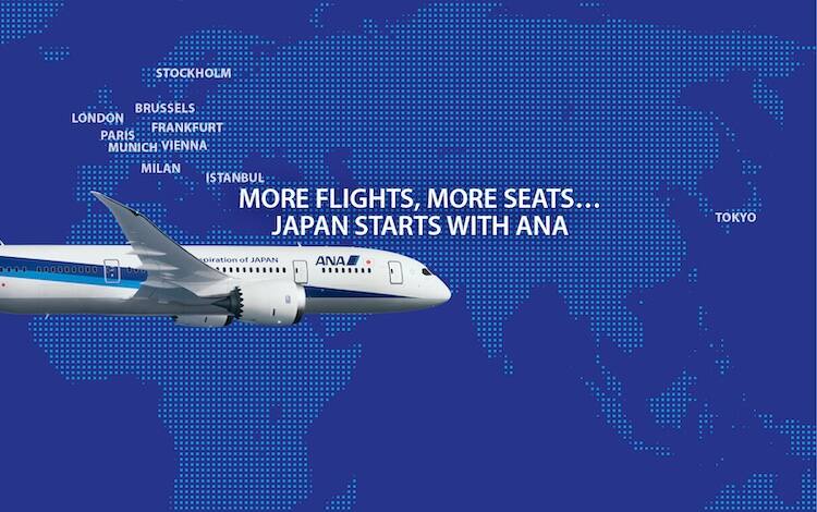 MORE FLIGHTS, MORE SEATS...JAPAN STARTS WITH ANA